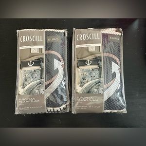 BRAND NEW, NEVER USED coastal themed pillow shams